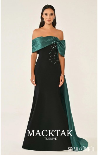 Düşük Omuz Uzun 6926 Abiye...