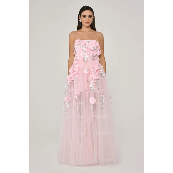 Straplez 6576 Abiye Elbise