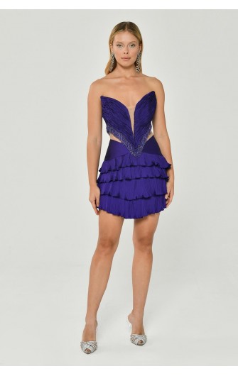 Kısa 6157 Abiye Elbise