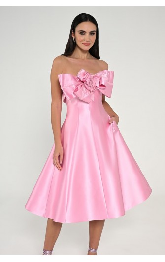 Straplez Önü Çiçekli 6606...