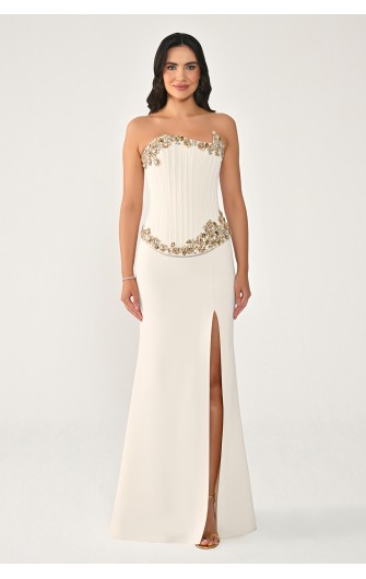 Asimetrik Kesim 7381 Taşlı...